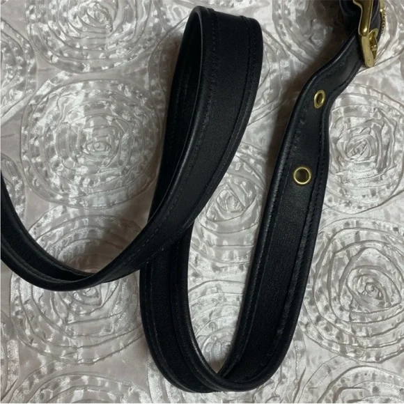 VINTAGE!! STUNNING!! COACH 9951 Elegant Black Leather Shoulder Bag - Picture 12 of 16